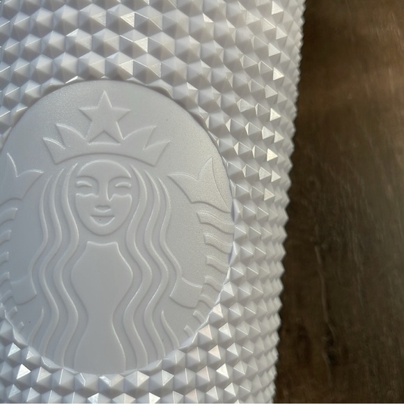NWT Starbucks Venti White Bling Studded - Picture 6 of 6